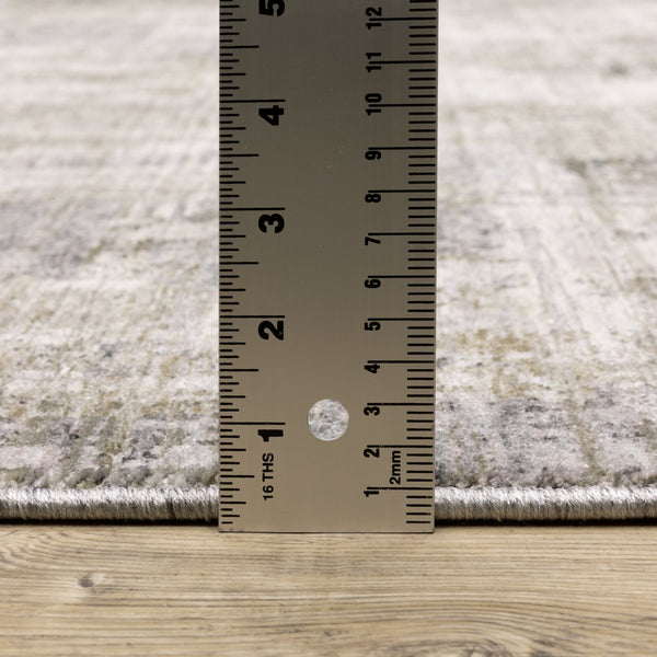 Oriental Weavers Nebulous Indoor Area Rug - Soft Polyester Yarn, Modern Abstract Design, Perfect For Any Space Grey,Beige Polyester N4151n068235st