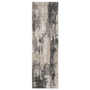 Oriental Weavers Nebulous Indoor Area Rug - Soft Polyester Yarn, Modern Abstract Design, Perfect For Any Space Grey,Beige Polyester N4151n068235st