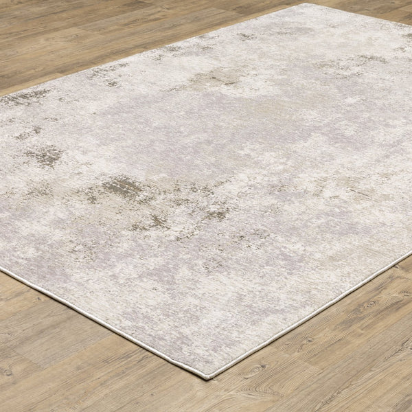 Oriental Weavers Nebulous Soft Polyester Indoor Area Rug - Modern Abstract Design With Textural Patterns And Elegance Ivory,Beige Polyester N050j9100153st