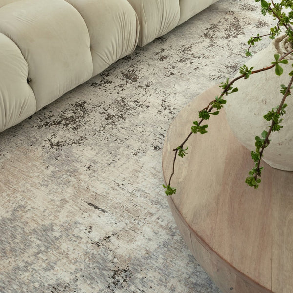 Oriental Weavers Nebulous Soft Polyester Indoor Area Rug - Modern Abstract Design With Textural Patterns And Elegance Ivory,Beige Polyester N050j9068235st