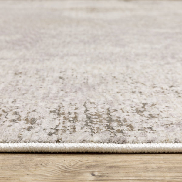 Oriental Weavers Nebulous Soft Polyester Indoor Area Rug - Modern Abstract Design With Textural Patterns And Elegance Ivory,Beige Polyester N050j9068235st