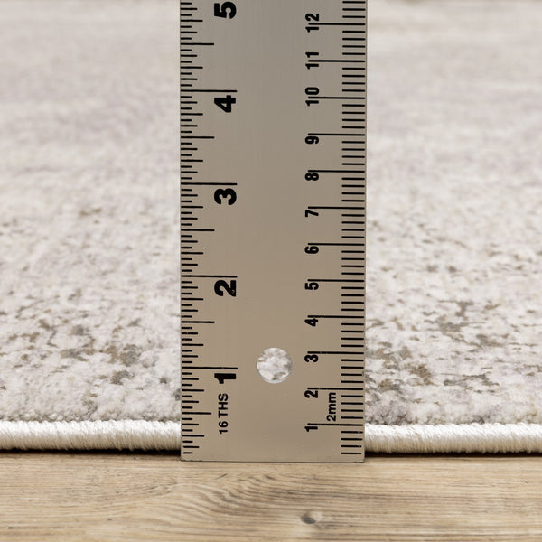 Oriental Weavers Nebulous Soft Polyester Indoor Area Rug - Modern Abstract Design With Textural Patterns And Elegance Ivory,Beige Polyester N050j9068235st