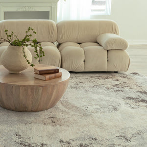 Oriental Weavers Nebulous Soft Polyester Indoor Area Rug - Modern Abstract Design With Textural Patterns And Elegance Ivory,Beige Polyester N050j9068235st