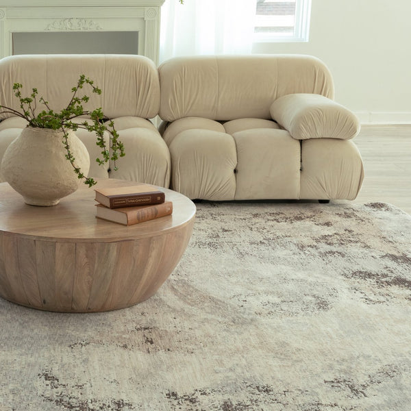 Oriental Weavers Nebulous Soft Polyester Indoor Area Rug - Modern Abstract Design With Textural Patterns And Elegance Ivory,Beige Polyester N050j9068235st