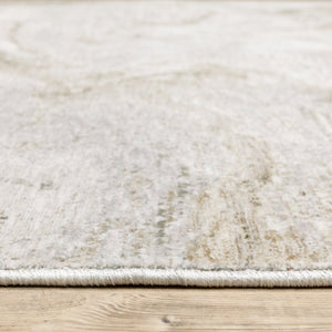 Oriental Weavers Nebulous Elegant Indoor Area Rug - Soft Polyester, Modern Abstract Design, Neutral Tones For Any Space Ivory,Tan Polyester N530e9100153st