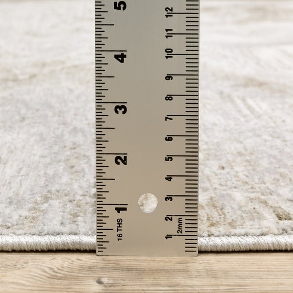 Oriental Weavers Nebulous Elegant Indoor Area Rug - Soft Polyester, Modern Abstract Design, Neutral Tones For Any Space Ivory,Tan Polyester N530e9100153st