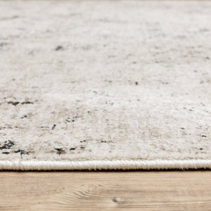 Oriental Weavers Nebulous Indoor Area Rug - Soft Polyester Yarn, Modern Abstract Design, Perfect For Any Space Ivory,Grey Polyester N561e9068235st