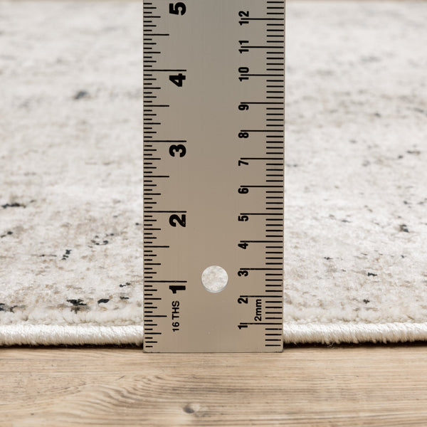 Oriental Weavers Nebulous Indoor Area Rug - Soft Polyester Yarn, Modern Abstract Design, Perfect For Any Space Ivory,Grey Polyester N561e9068235st