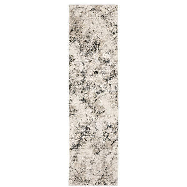 Oriental Weavers Nebulous Indoor Area Rug - Soft Polyester Yarn, Modern Abstract Design, Perfect For Any Space Ivory,Grey Polyester N561e9068235st