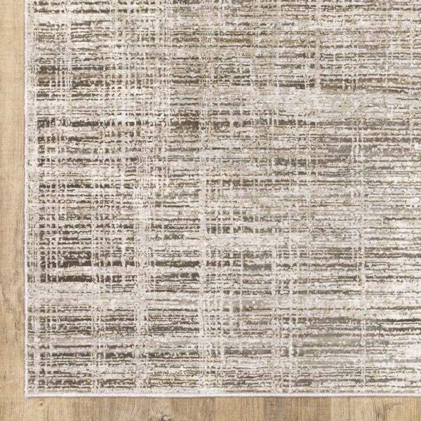 Oriental Weavers Nebulous Indoor Area Rug - Soft Polyester Yarn, Modern Abstract Design, Neutral Shades For Elegance Beige,Ivory Polyester N071e9068235st