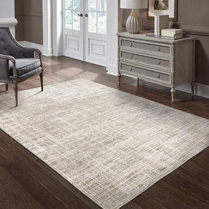 Oriental Weavers Nebulous Indoor Area Rug - Soft Polyester Yarn, Modern Abstract Design, Neutral Shades For Elegance Beige,Ivory Polyester N071e9100153st