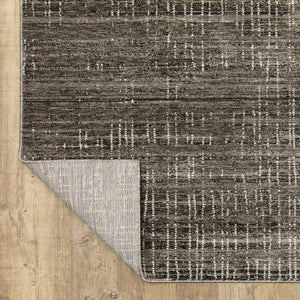 Oriental Weavers Nebulous Indoor Area Rug - Soft Polyester Yarn, Modern Abstract Design In Neutral Shades And Textures Charcoal,Grey Polyester N751d9100153st