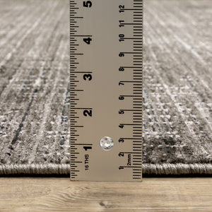 Oriental Weavers Nebulous Indoor Area Rug - Soft Polyester Yarn, Modern Abstract Design In Neutral Shades And Textures Charcoal,Grey Polyester N751d9100153st