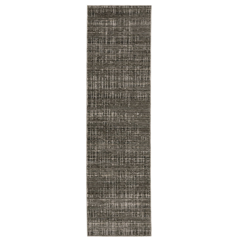 Oriental Weavers Nebulous Indoor Area Rug - Soft Polyester Yarn, Modern Abstract Design In Neutral Shades And Textures Charcoal,Grey Polyester N751d9068235st