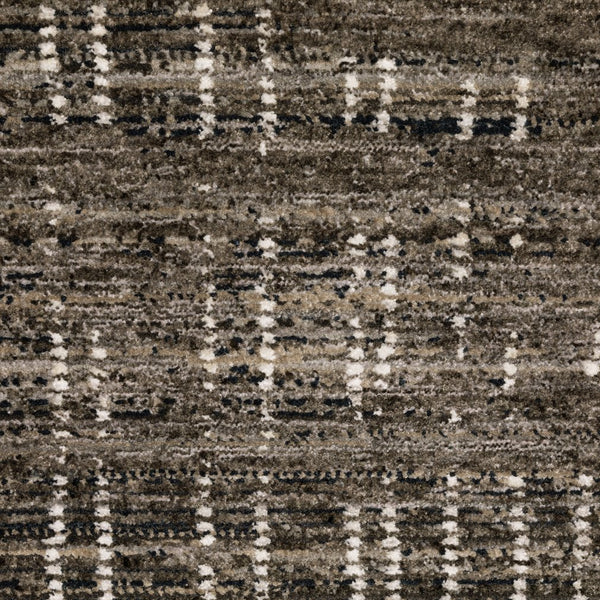 Oriental Weavers Nebulous Indoor Area Rug - Soft Polyester Yarn, Modern Abstract Design In Neutral Shades And Textures Charcoal,Grey Polyester N751d9100153st
