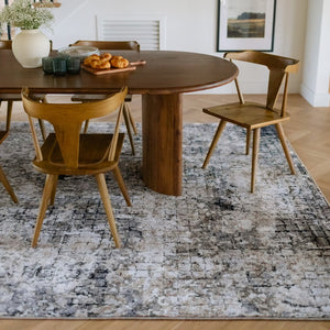 Oriental Weavers Nebulous Soft Polyester Area Rug – Modern Abstract Design With Textured Patterns In Neutral Shades Grey,Ivory Polyester N091d9100153st