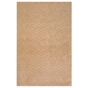 Oriental Weavers Oliver Plush High-Low Geometric Area Rug In Rust And Beige — Machine-Woven, Soft Polyester Texture 153.54'' L x 118.11'' W OOLV04300390ST