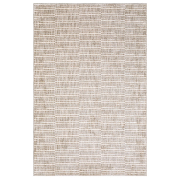 Oriental Weavers Oliver Soft-Toned Geometric Area Rug — Plush High-Low Texture In Beige & Tan For Modern Homes 129.92'' L x 94.49'' W OOLV07240330ST