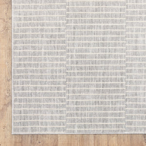 Oriental Weavers Oliver Neutral Grey Beige Runner Rug 2'3"X7'6" — High-Low Texture, Durable Polyester Hallway Accent OOLV08068230ST