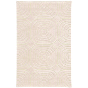 Oriental Weavers Optic Handcrafted Wool Indoor Area Rug With Stunning Geometric Patterns For Elegant Home Décor Pink,Ivory Wool O41108305396st