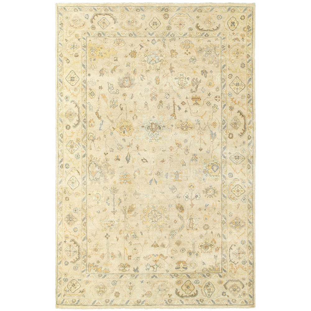 Oriental Weavers Palace Hand-knotted Indoor Area Rug With Traditional Oushak Patterns For Luxurious Home Decor Beige,Grey Wool P10301060091st