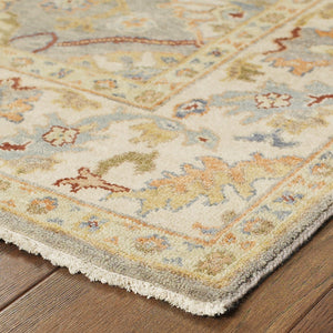 Oriental Weavers Palace Hand-knotted Indoor Area Rug - Luxurious Oushak Patterns In Timeless Colors For Elegance Grey,Beige Wool P10305060091st