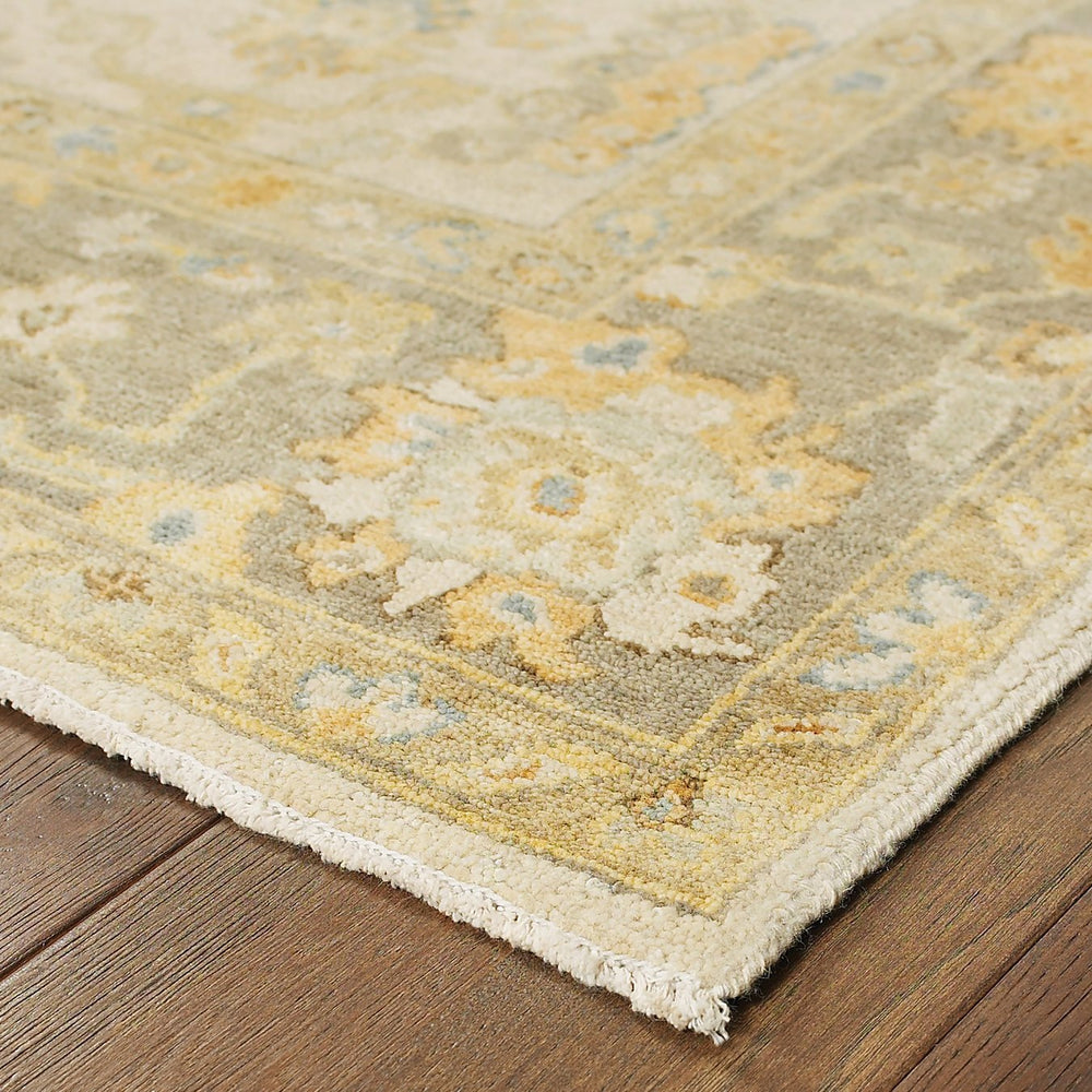 Oriental Weavers Palace Indoor Area Rug - Luxurious Hand-knotted Oushak Design In Modern Classic Colors For Elegance Beige,Grey Wool P10307060091st
