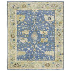 Oriental Weavers Palace Indoor Area Rug - Luxurious Hand-knotted Craftsmanship In Traditional Oushak Patterns Blue,Green Wool P10311244305st