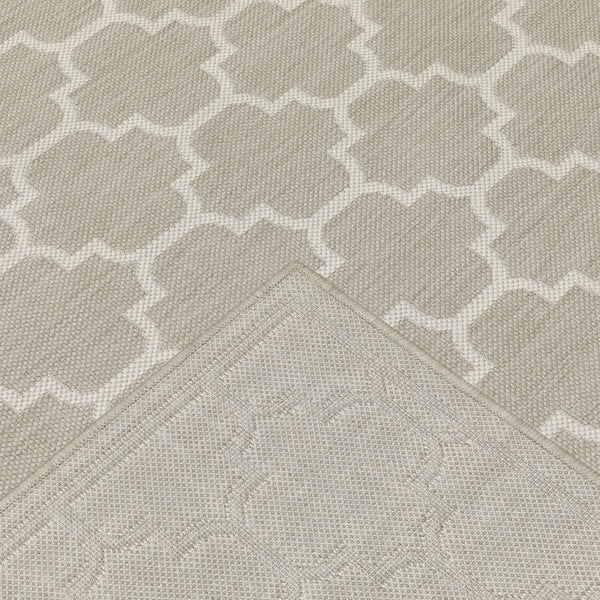 Oriental Weavers Portofino Indoor/Outdoor Area Rug - Stylish, Easy-care Design Perfect For Homes With Kids And Pets Grey,Ivory Polypropylene P1636h100152st