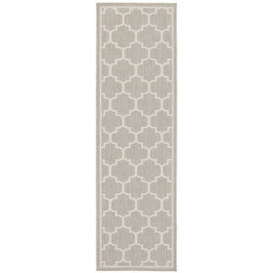 Oriental Weavers Portofino Indoor/Outdoor Area Rug - Stylish, Easy-care Design Perfect For Homes With Kids And Pets Grey,Ivory Polypropylene P1636h056220st