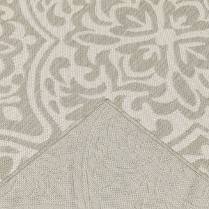 Oriental Weavers Portofino Indoor/Outdoor Area Rug - Stylish, Durable, And Easy To Maintain For Any Decor Style Grey,Ivory Polypropylene P1831h200280st