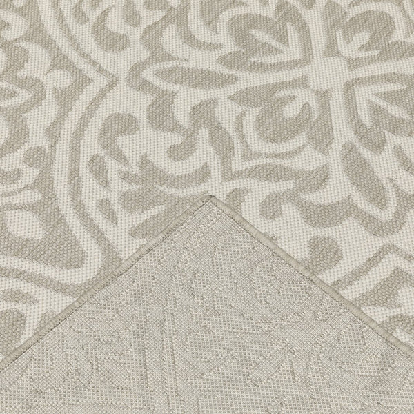 Oriental Weavers Portofino Indoor/Outdoor Area Rug - Stylish, Durable, And Easy To Maintain For Any Decor Style Grey,Ivory Polypropylene P1831h200280st