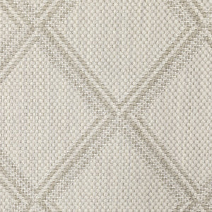 Oriental Weavers Portofino Area Rug - Stylish Indoor/Outdoor Design, Durable, Easy To Maintain, Perfect For Any Space Ivory,Grey Polypropylene P5098w100152st