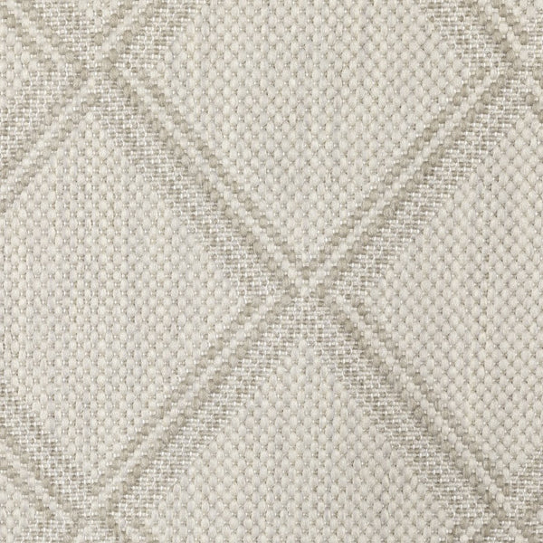 Oriental Weavers Portofino Area Rug - Stylish Indoor/Outdoor Design, Durable, Easy To Maintain, Perfect For Any Space Ivory,Grey Polypropylene P5098w100152st