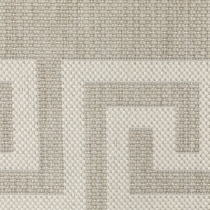 Oriental Weavers Portofino Indoor/Outdoor Area Rug - Stylish, Durable, And Easy To Maintain For Any Space Decor Grey,Ivory Polypropylene P6560d240305st