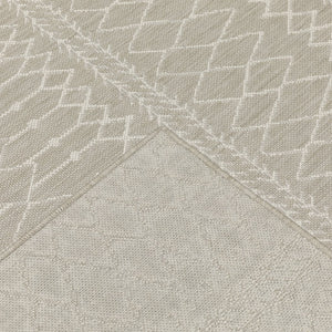 Oriental Weavers Portofino Indoor/Outdoor Area Rug - Stylish, Easy-care, Durable Design Perfect For Any Space Grey,Ivory Polypropylene P670h4100152st