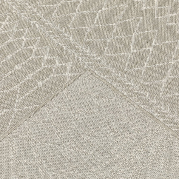 Oriental Weavers Portofino Indoor/Outdoor Area Rug - Stylish, Easy-care, Durable Design Perfect For Any Space Grey,Ivory Polypropylene P670h4100152st