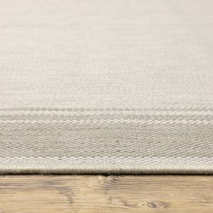 Oriental Weavers Portofino Indoor/Outdoor Area Rug – Stylish, Durable, And Easy To Maintain For Any Home Decor Ivory,Grey Polypropylene P6765w200280st