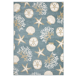 Oriental Weavers Quinn Indoor Area Rug - Modern Blue And Beige Design For Stylish Comfort In Any Living Space Blue,Beige Polypropylene Qqui01060213st