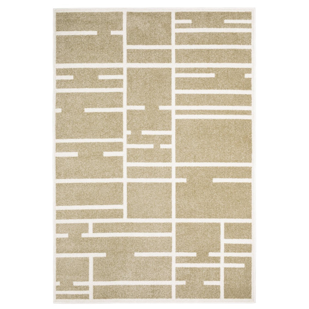 Oriental Weavers Quinn Modern Beige/Ivory Indoor Area Rug - Soft Textured Frieze Yarn For Stylish Home Décor Beige,Ivory Polypropylene Qqui04060213st
