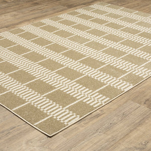 Oriental Weavers Quinn Indoor Area Rug - Chic Modern Design With Soft Textured Yarn For Cozy Home Elegance Beige,Ivory Polypropylene Qqui05160213st