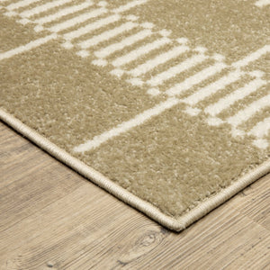 Oriental Weavers Quinn Indoor Area Rug - Chic Modern Design With Soft Textured Yarn For Cozy Home Elegance Beige,Ivory Polypropylene Qqui05060213st