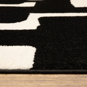 Oriental Weavers Quinn Abstract Geometric Polypropylene Indoor Rug Bold Modern Frieze for Living Spaces QQUI08060213ST