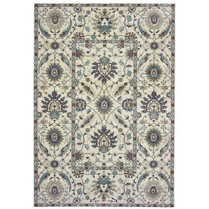 Oriental Weavers Raleigh Indoor Area Rug - Soft Durable Polypropylene In Classic Neutrals With Trendy Accents Ivory,Navy Polypropylene R022y5117165st