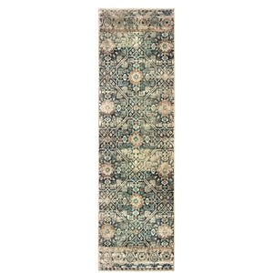 Oriental Weavers Raleigh Indoor Area Rug - Soft Dense Pile, Durable Polypropylene, Timeless Design For Modern Homes Blue,Ivory Polypropylene R4925l067230st