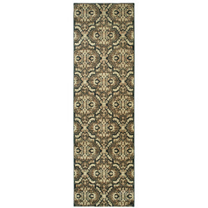 Oriental Weavers Raleigh Indoor Area Rug - Soft, Durable 100% Polypropylene In Timeless Navy & Gray Color Palette Brown,Navy Polypropylene R4927k067230st