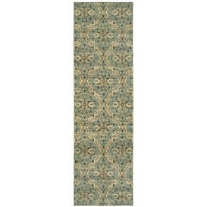 Oriental Weavers Raleigh Indoor Area Rug - Soft, Durable 100% Polypropylene In Timeless Classic And Trendy Colors Ivory,Blue Polypropylene R4927l067230st