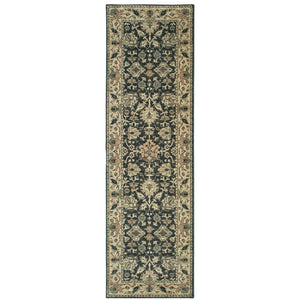 Oriental Weavers Raleigh Indoor Area Rug - Luxurious Soft Pile In Timeless Neutrals And Trendy Accent Colors Navy,Ivory Polypropylene R8026p067230st