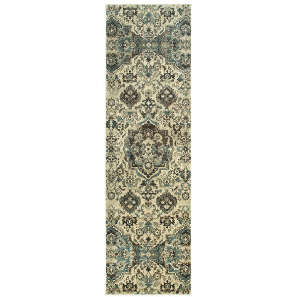 Oriental Weavers Raleigh Indoor Area Rug - Luxurious Soft Pile With Timeless Design In Classic Neutral Palette Ivory,Grey Polypropylene R8027j067230st