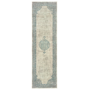 Oriental Weavers Raleigh Indoor Area Rug - Luxurious Soft Pile With Timeless Design In Classic Neutrals And Accents Ivory,Blue Polypropylene R099j5067230st